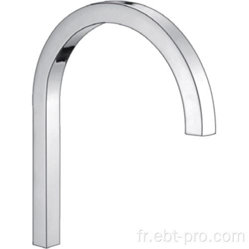 Spout de bain rectangulaire en laiton